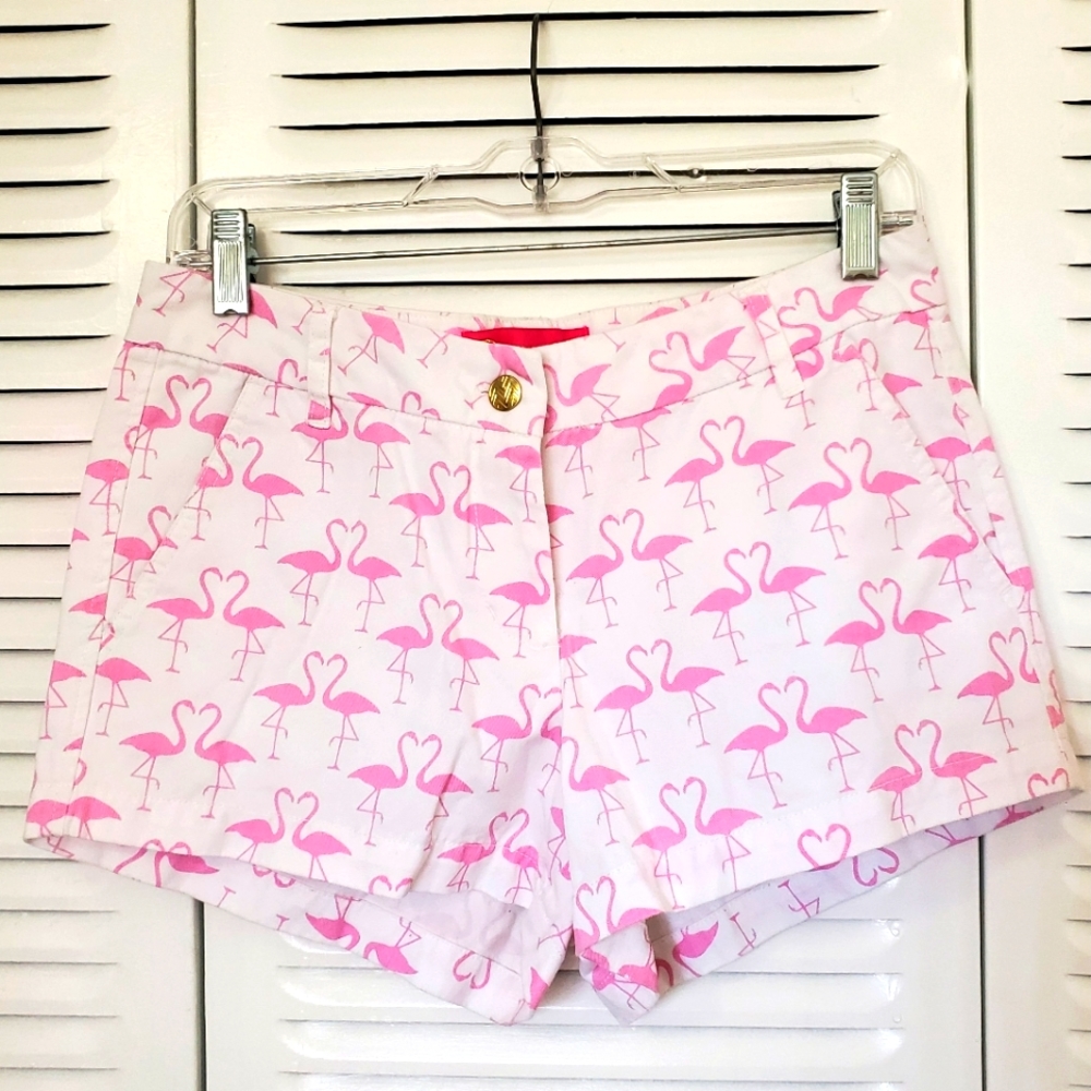 Macbeth collection flamingo shorts size xs